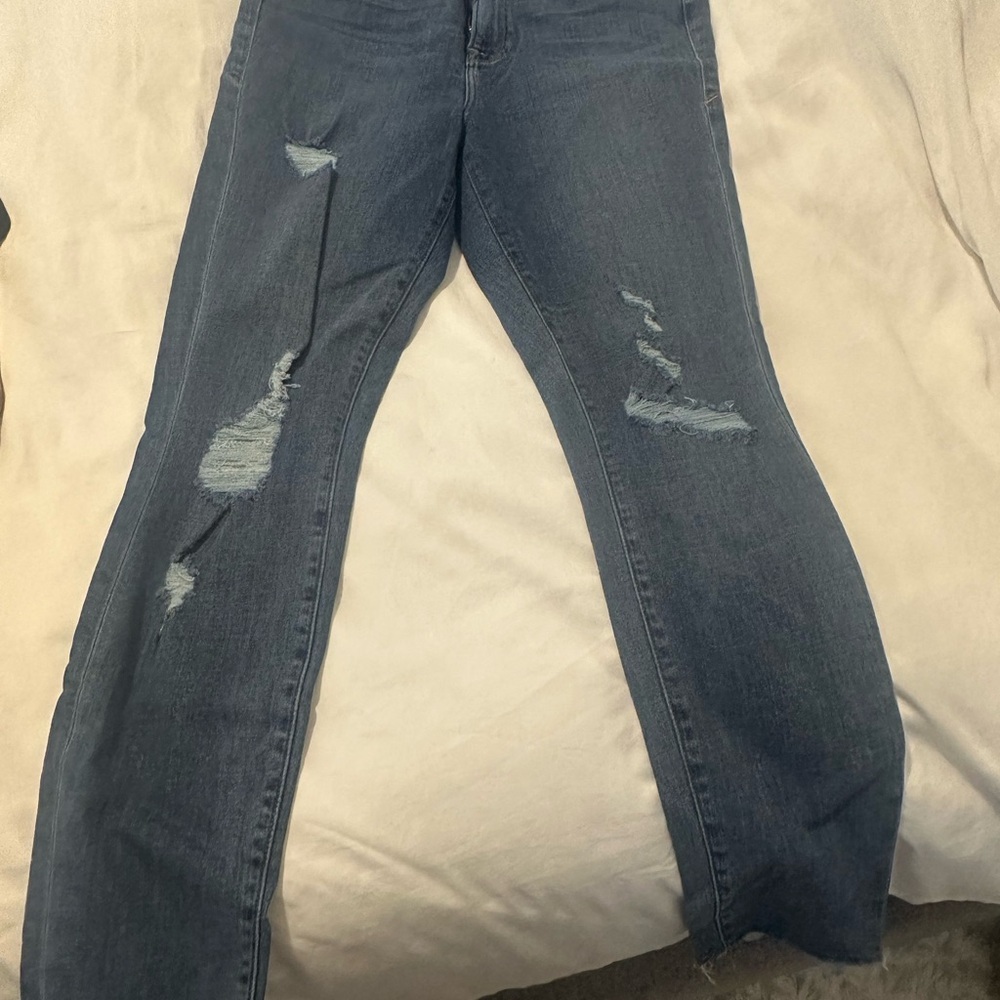 Good American Good Waist skinny jeans in size 14